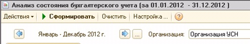 Анализ состояния бухгалтерского учета